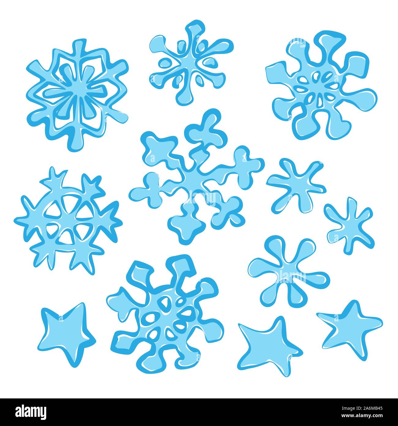 Christmas background white snowflakes Stock Vector Images - Alamy