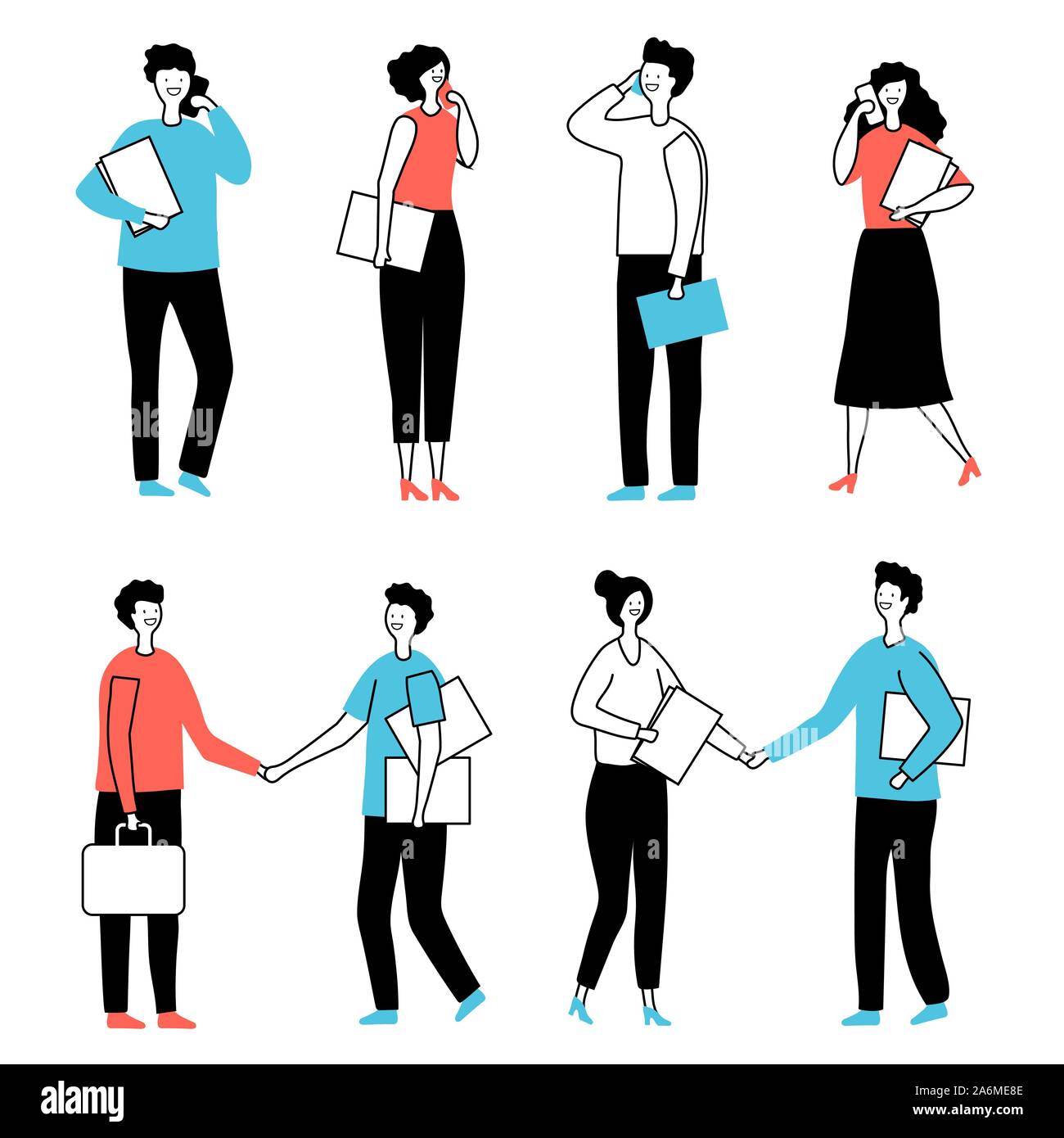 Set of Businessman character vector design Stock Vector Image & Art - Alamy