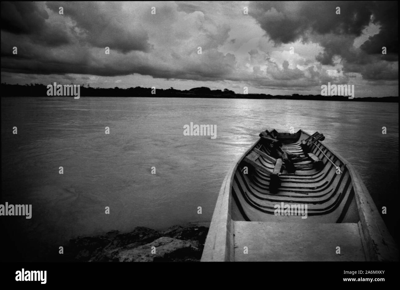 River Apure, San Vicente, Apure State - Venezuela 2002 Stock Photo