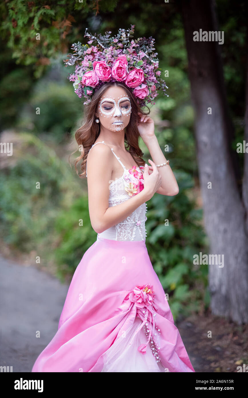 dia de los muertos quinceanera dress