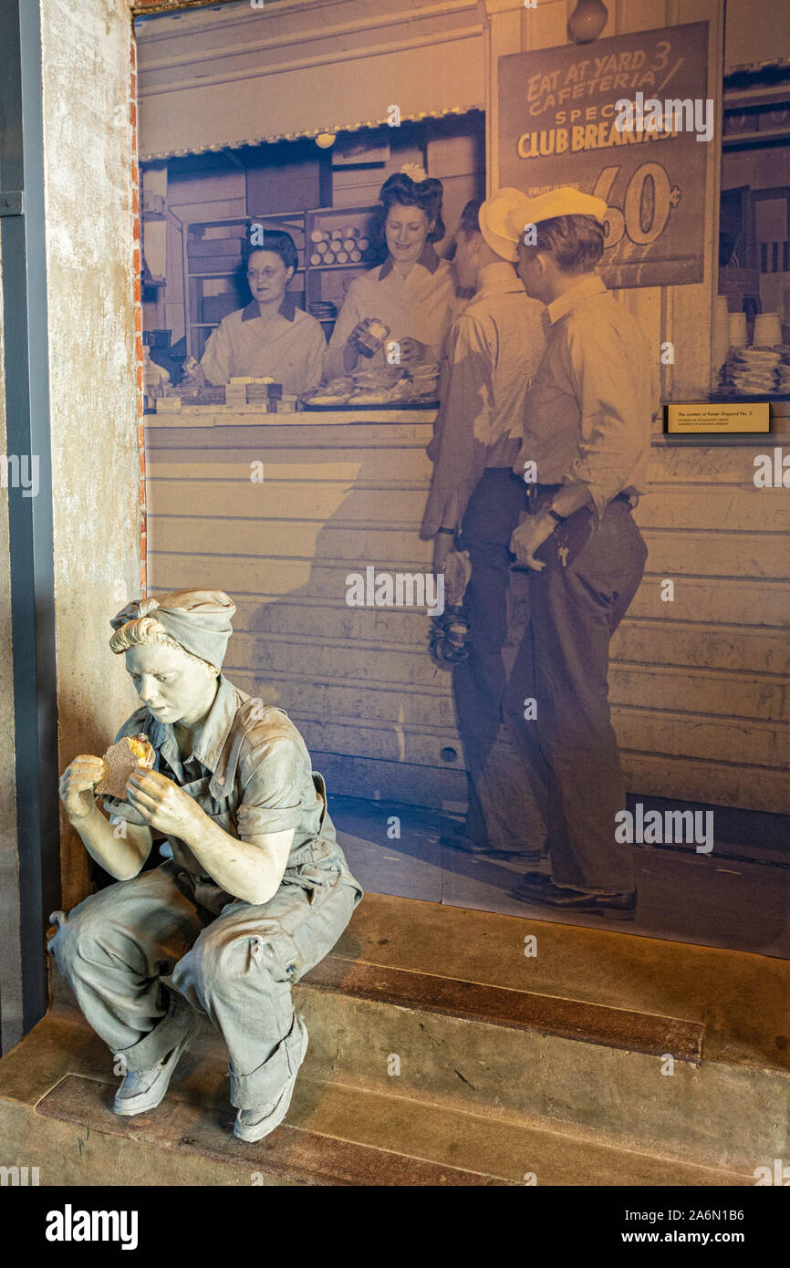 California, Richmond, Rosie the Riveter / World War II Home Front National Historical Park Stock