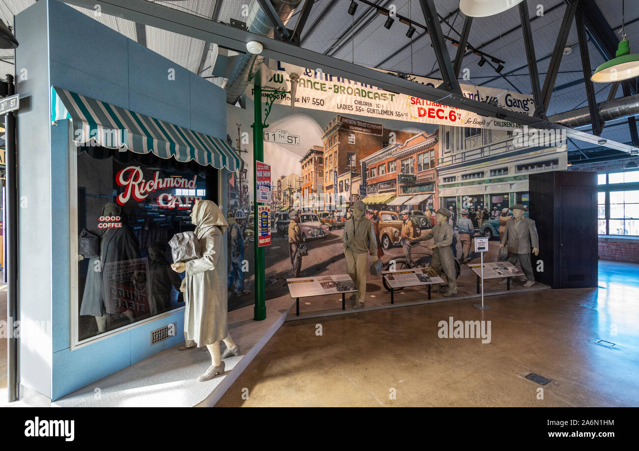 California, Richmond, Rosie the Riveter / World War II Home Front National  Historical Park Stock Photo - Alamy