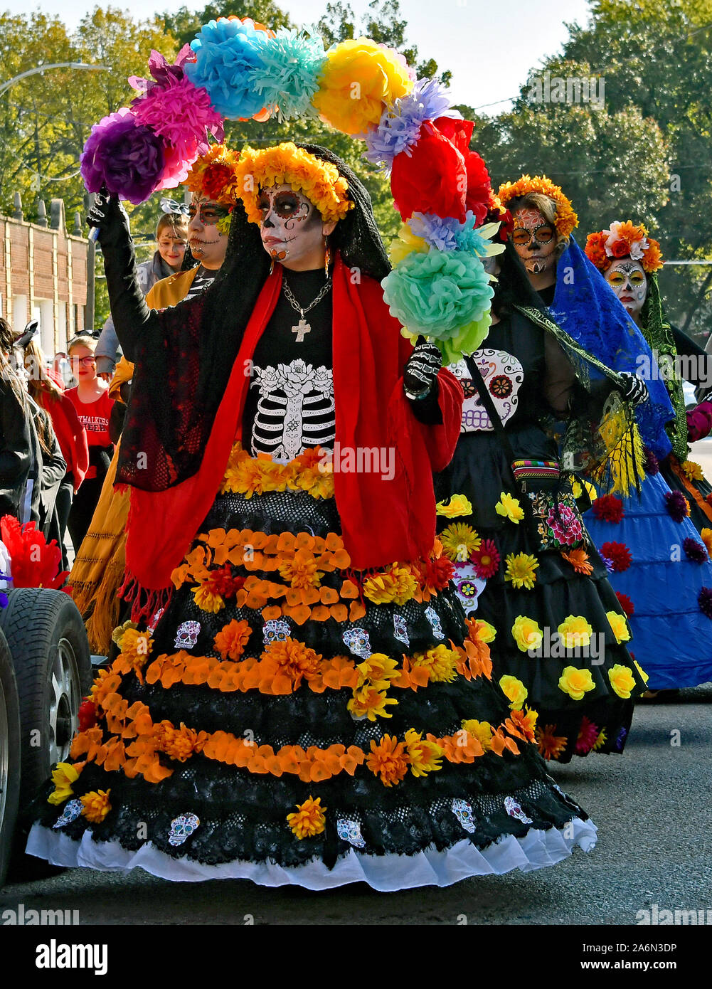 Flower Sugar Skull, Day of the Dead Celebration - Retractable