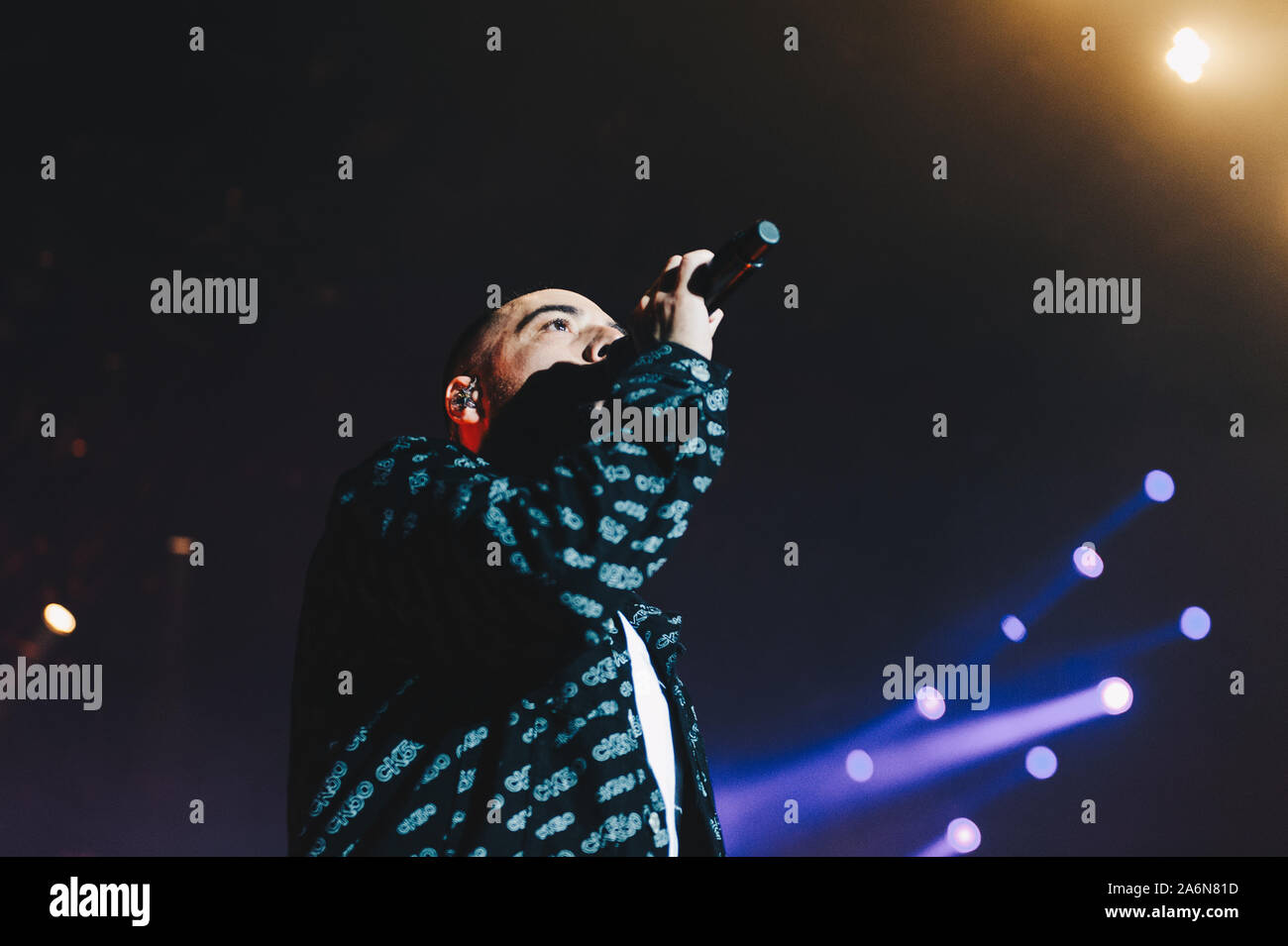 Milan Italy 27 October 2019 Coez live at  Mediolanum Forum © Giulia Manfieri / Alamy Stock Photo