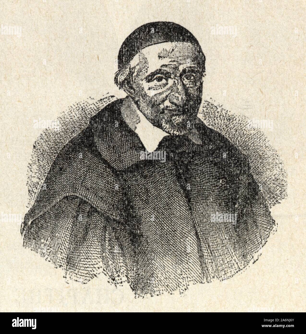 saint vincent de paul.(1581-1660).pretre.fondateur des congrégations. Stock Photo