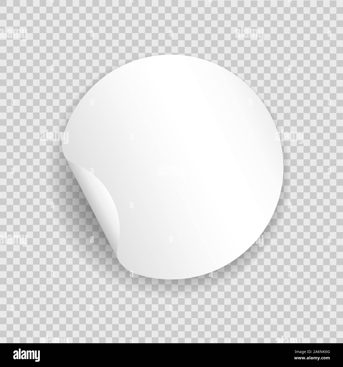 Round blank sticker template Stock Vector Image Art Alamy
