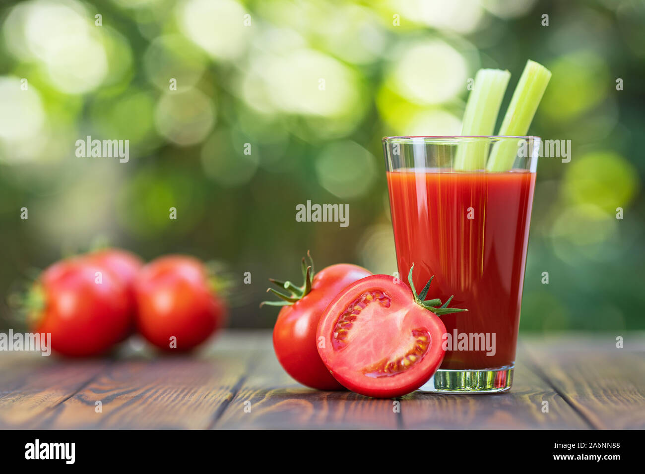 tomato juice in glass Stock Photo Alamy