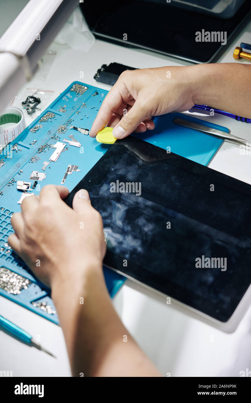 Removing screen hires stock photography and images Alamy