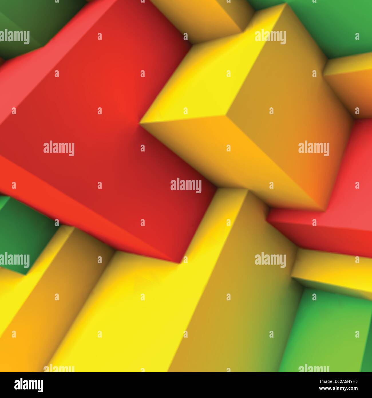 Abstract background with colorful cubes Stock Vector
