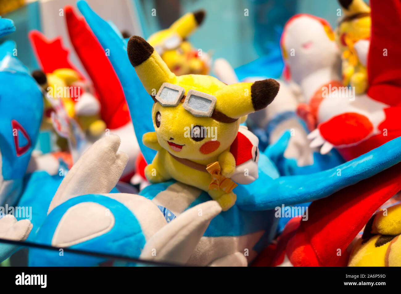 Flying Pikachu In Pokemon Store Kyoto Japan 3 August 19 Stock Photo Alamy