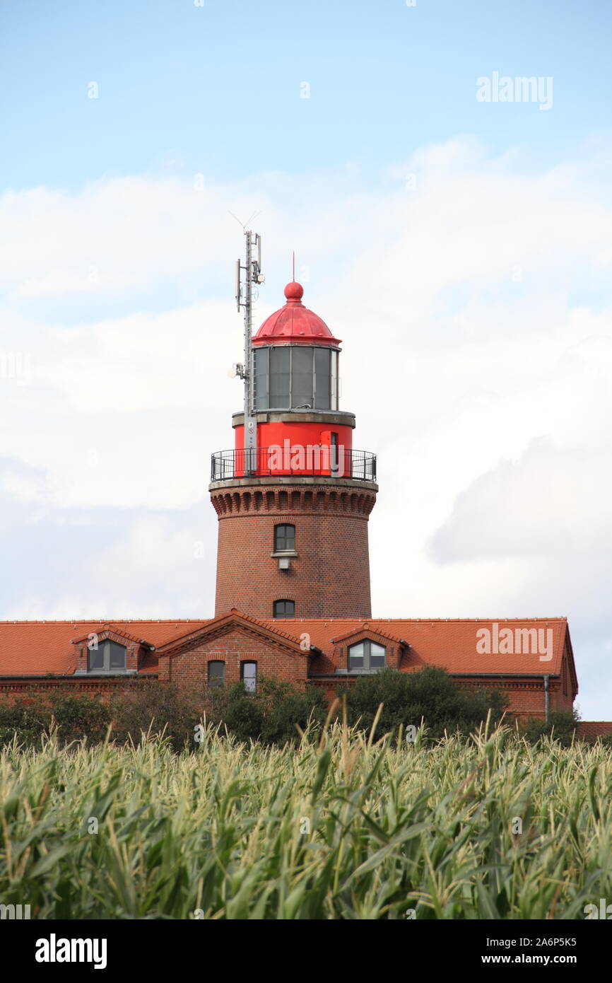 the lighthouse in Bastorf Baltic Sea Stock Photo