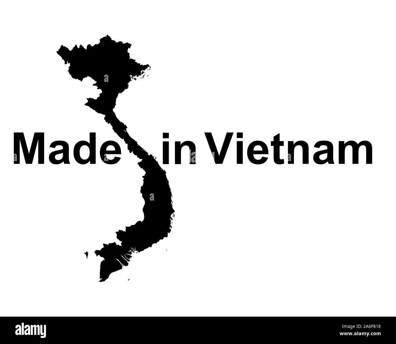 Map vietnam flag isolated Black and White Stock Photos & Images - Alamy