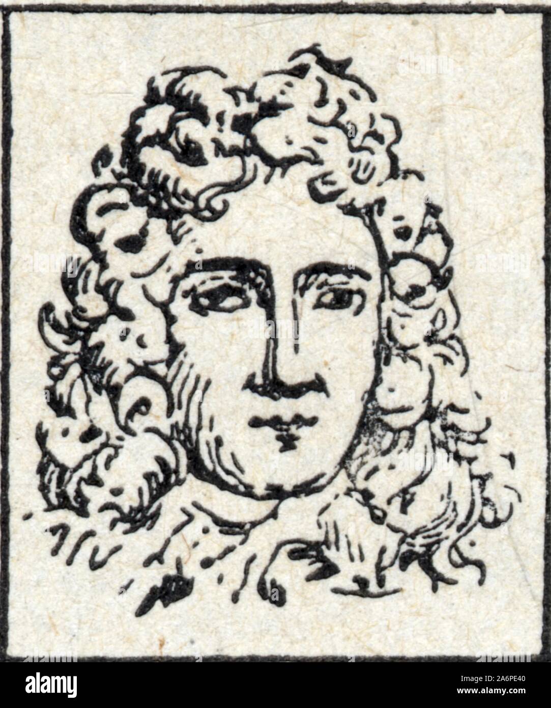 Nicolas de Catinat de La Fauconnerie, seigneur de Saint-Gratien, né à Paris le 1ᵉʳ septembre 1637 et mort à Saint-Gratien le 22 février 1712, Stock Photo