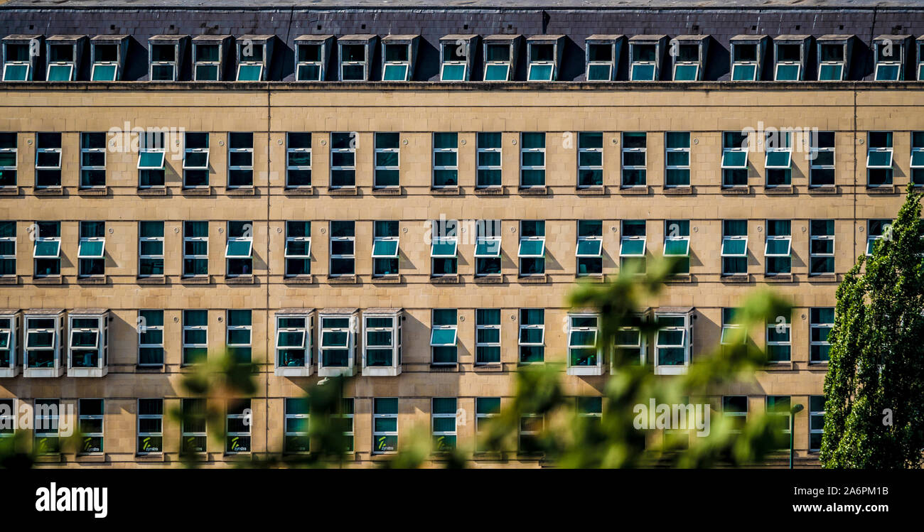 University of Bath, Carpenter House accommodation complex for 133 first year undergraduates and overseas postgraduates, Bath, Somerset, UK. Stock Photo