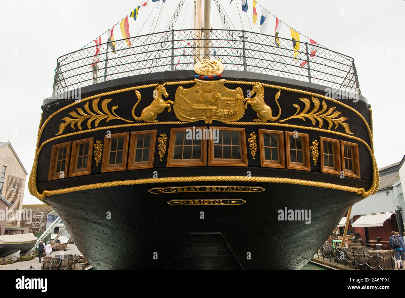 SS Great Britain steamship museum Stock Photo