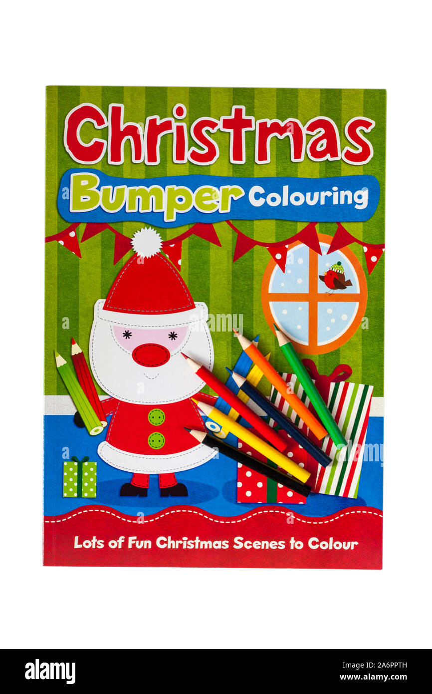 Christmas colouring book Cut Out Stock Images & Pictures - Alamy