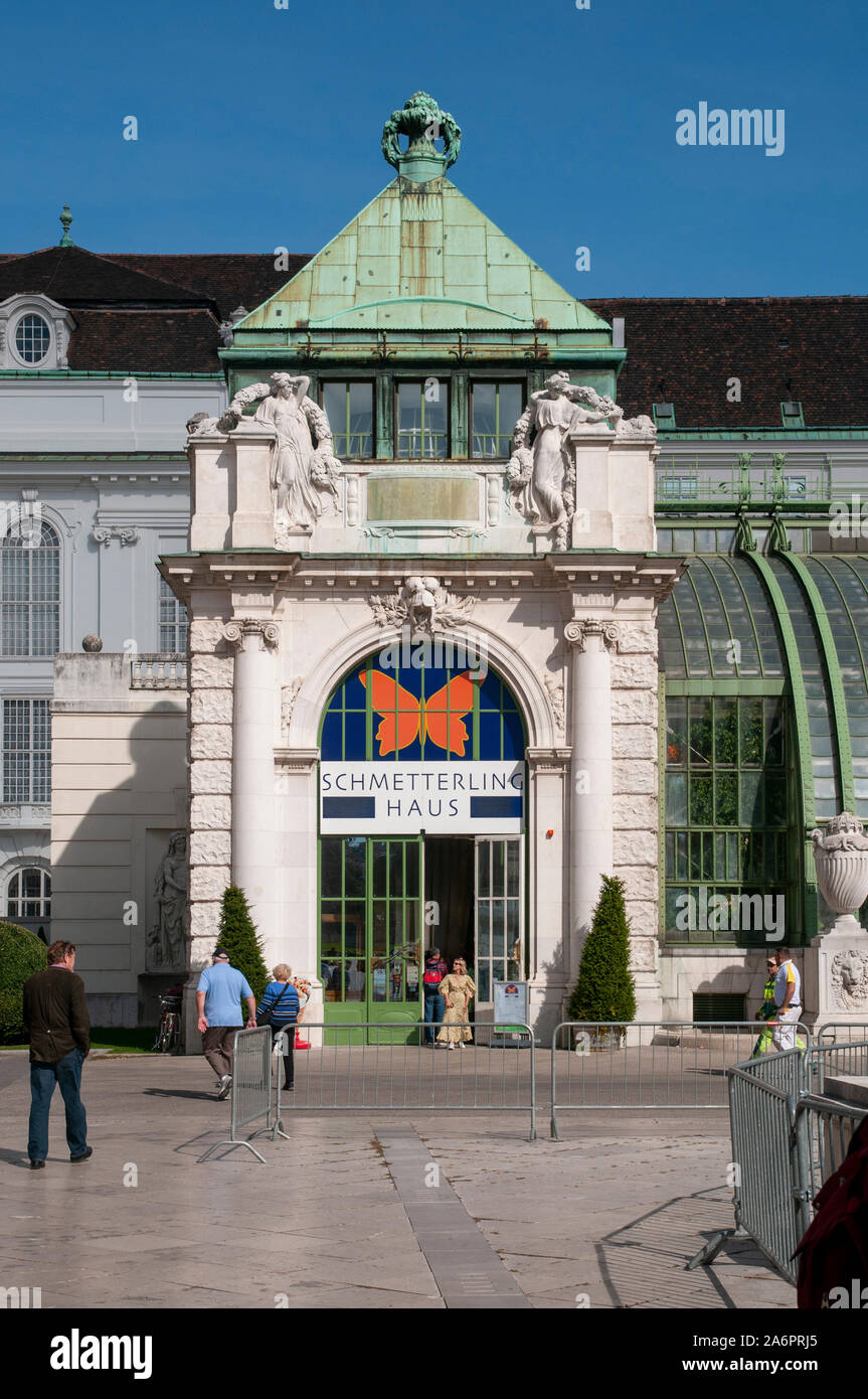 Butterfly House in the Burggarten, Vienna, Austria Stock Photo Alamy
