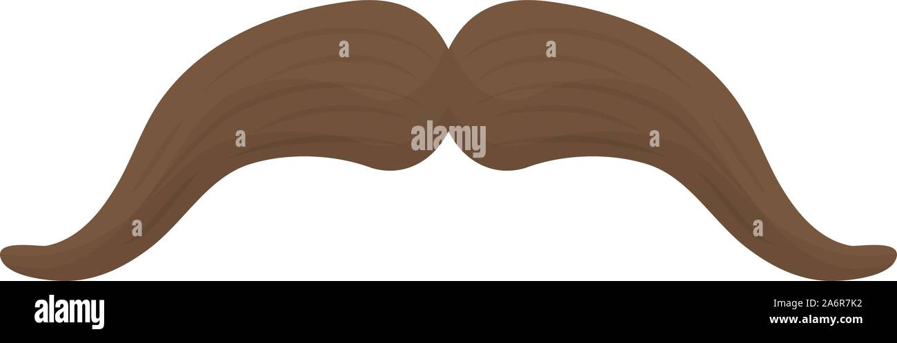mexican macho mustache isolated icon Stock Vector
