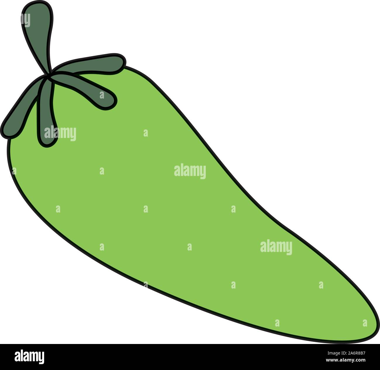 chili pepper hot vegetable icon Stock Vector Image & Art - Alamy