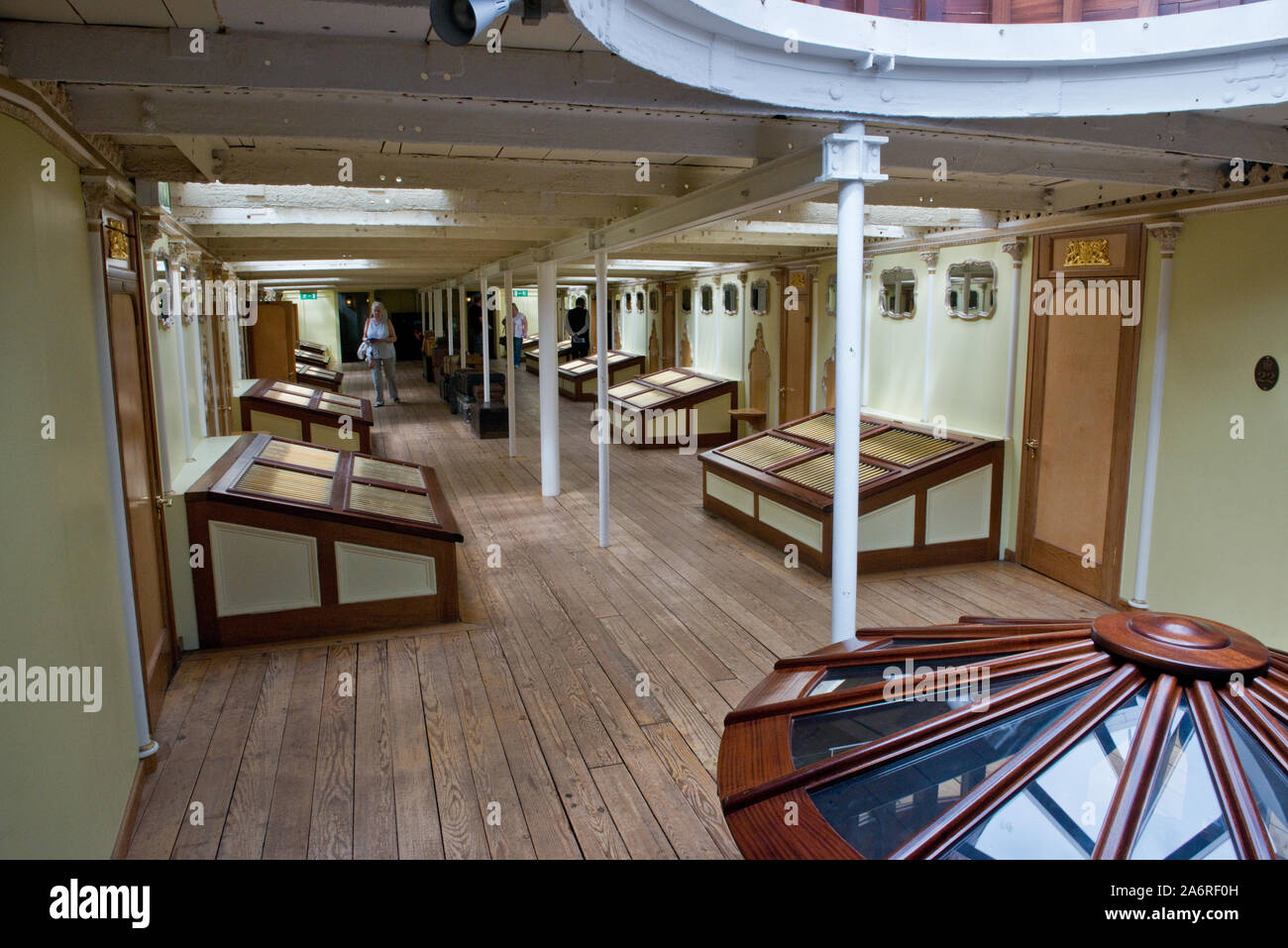 Interior of SS Great Britain steamship museum. Bristol, England. Stock Photo