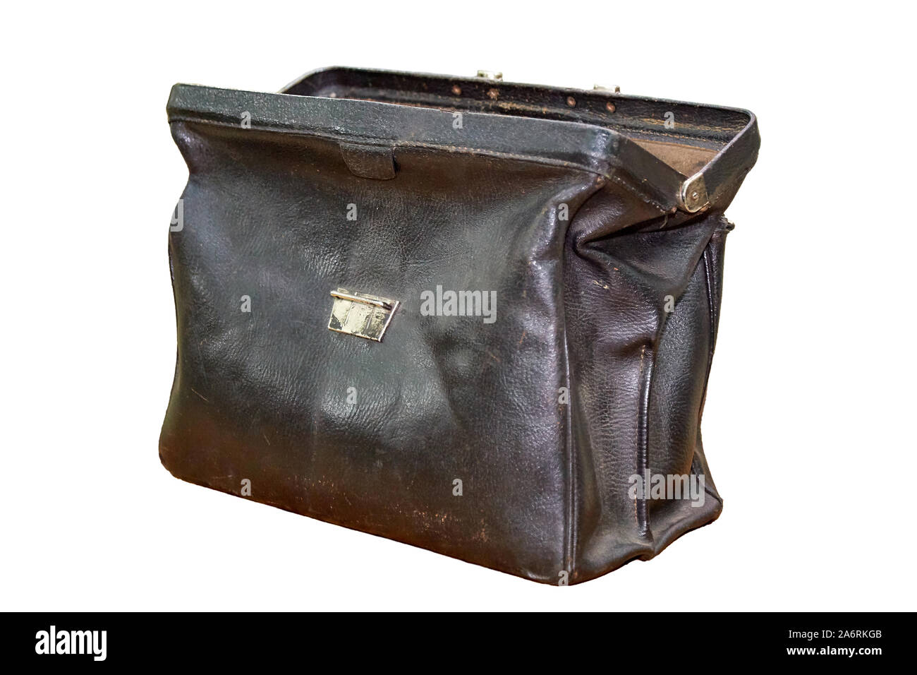 antique leather briefcase