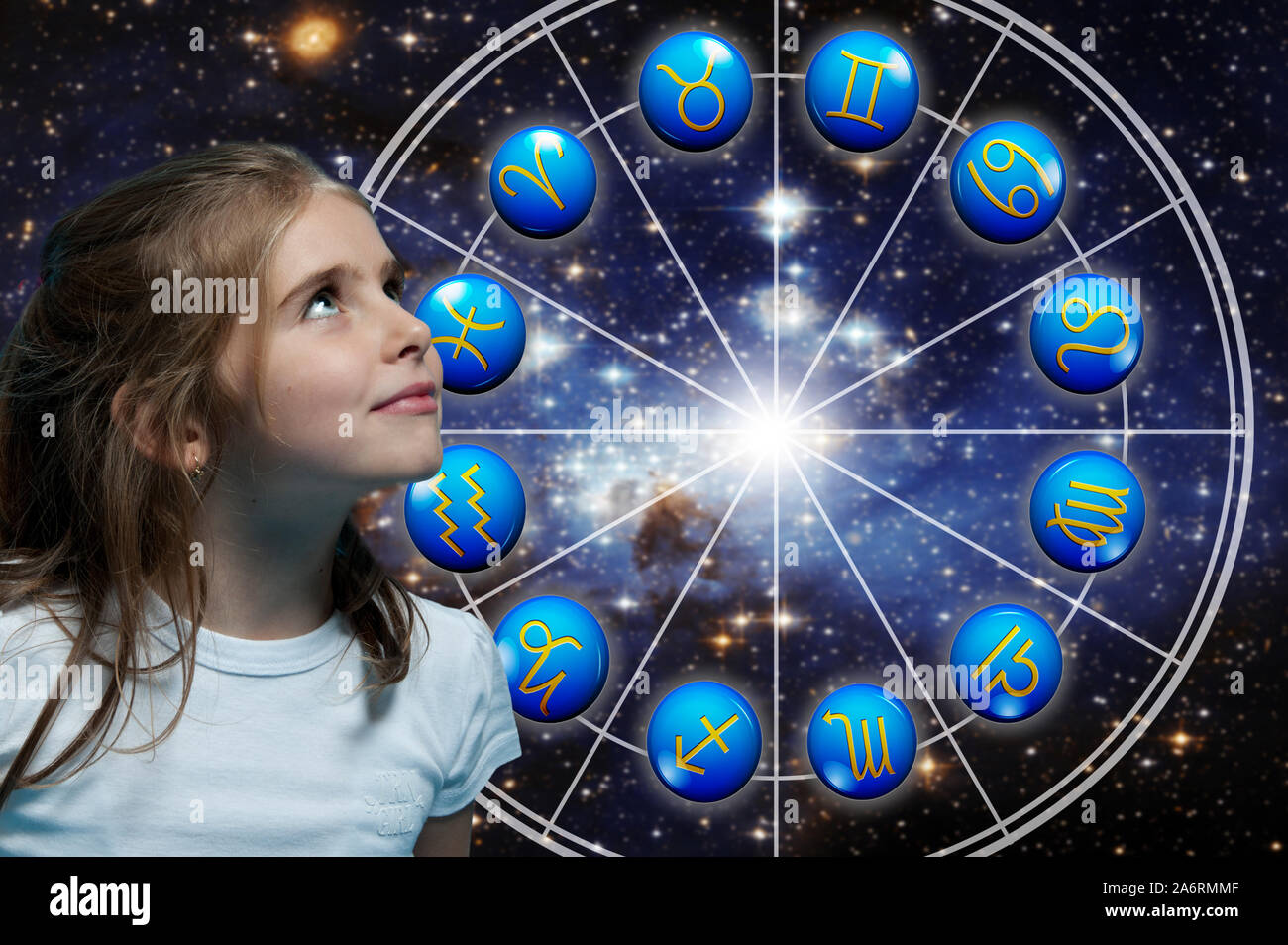 Zodiac signs girl hires stock photography and images Alamy