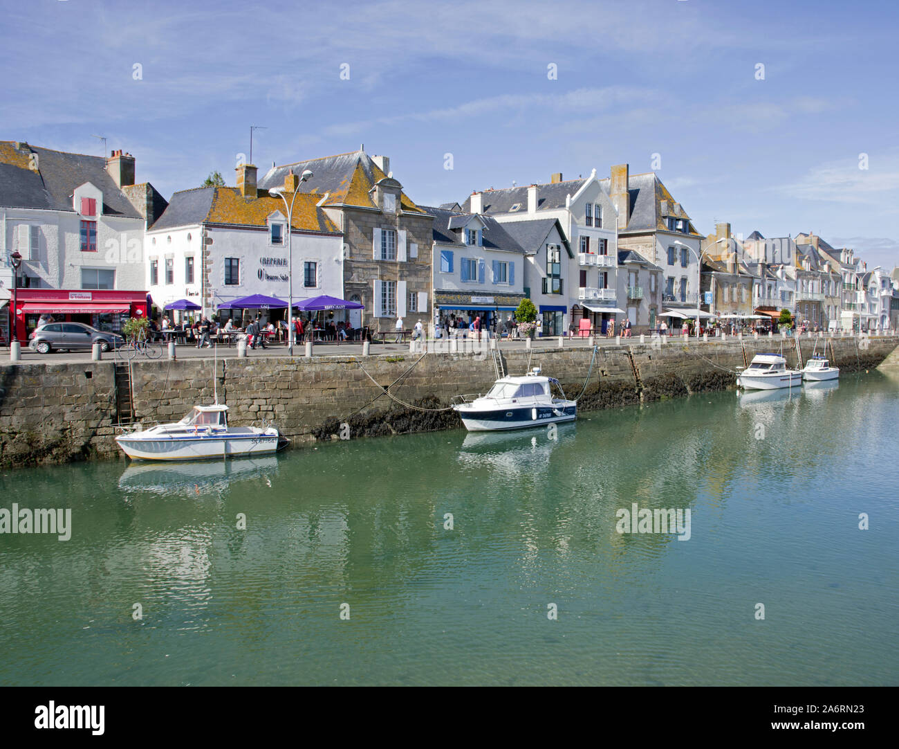 Le Croisic harbour Brittany Stock Photo