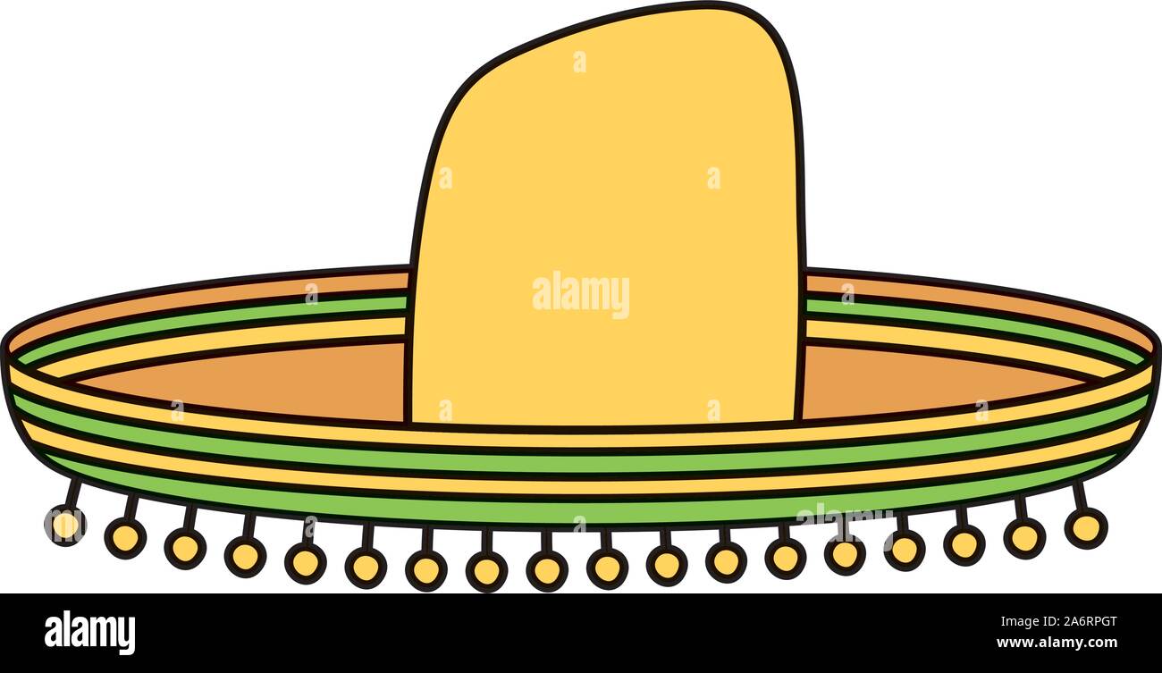 traditional mexican hat isolated icon Stock Vector Image & Art - Alamy