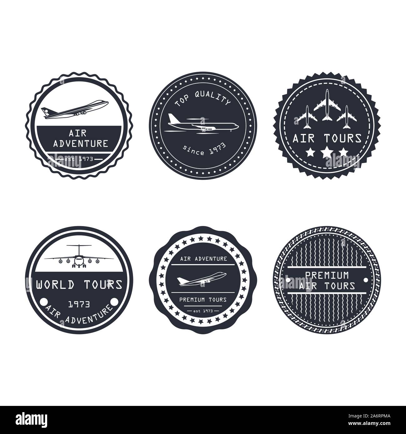 WINGS OF THE WORLD Vintage Travel Sticker Set
