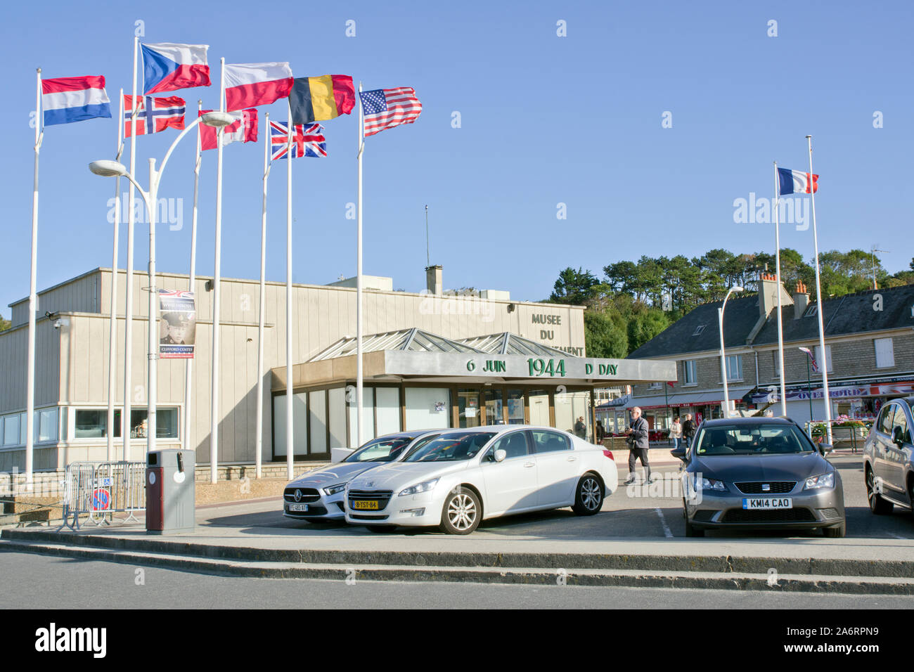 Aromanches Musee du Debarquement Stock Photo