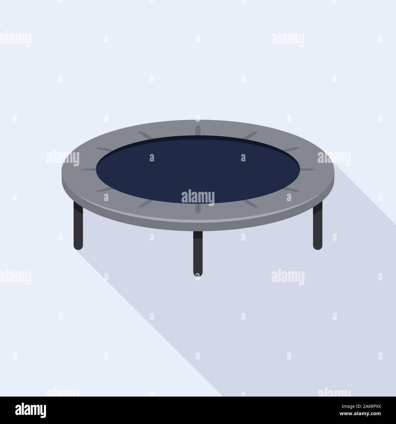 Trampoline icon, flat style Stock Vector Image & Art - Alamy