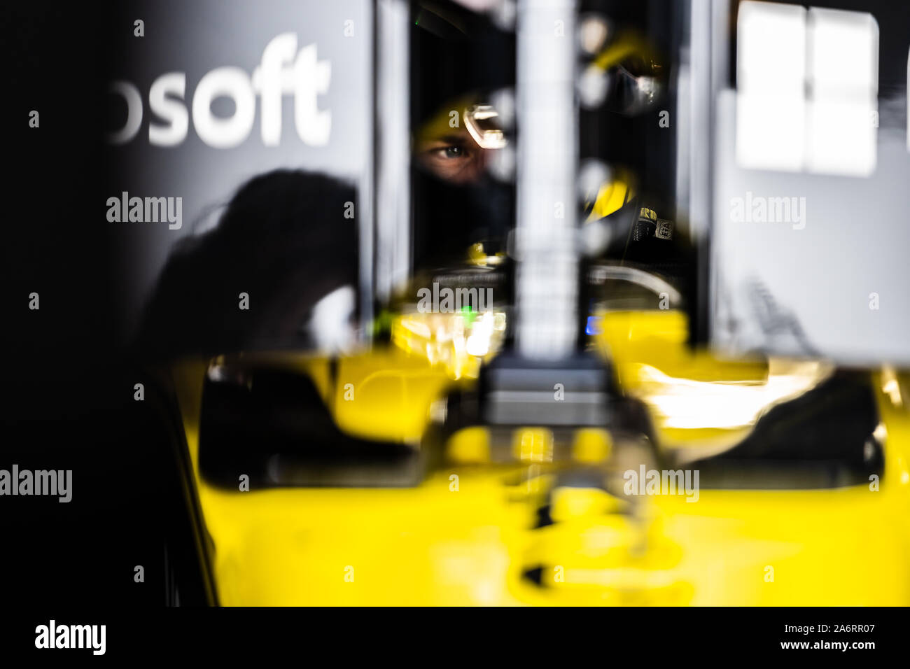 Italy/Monza - 07/09/2019 - #27 Nico Hulkenberg (GER, Renault Sport F1 Team, R.S. 19) waiting to go out during FP3 ahead of Qualifying for the Italian Stock Photo
