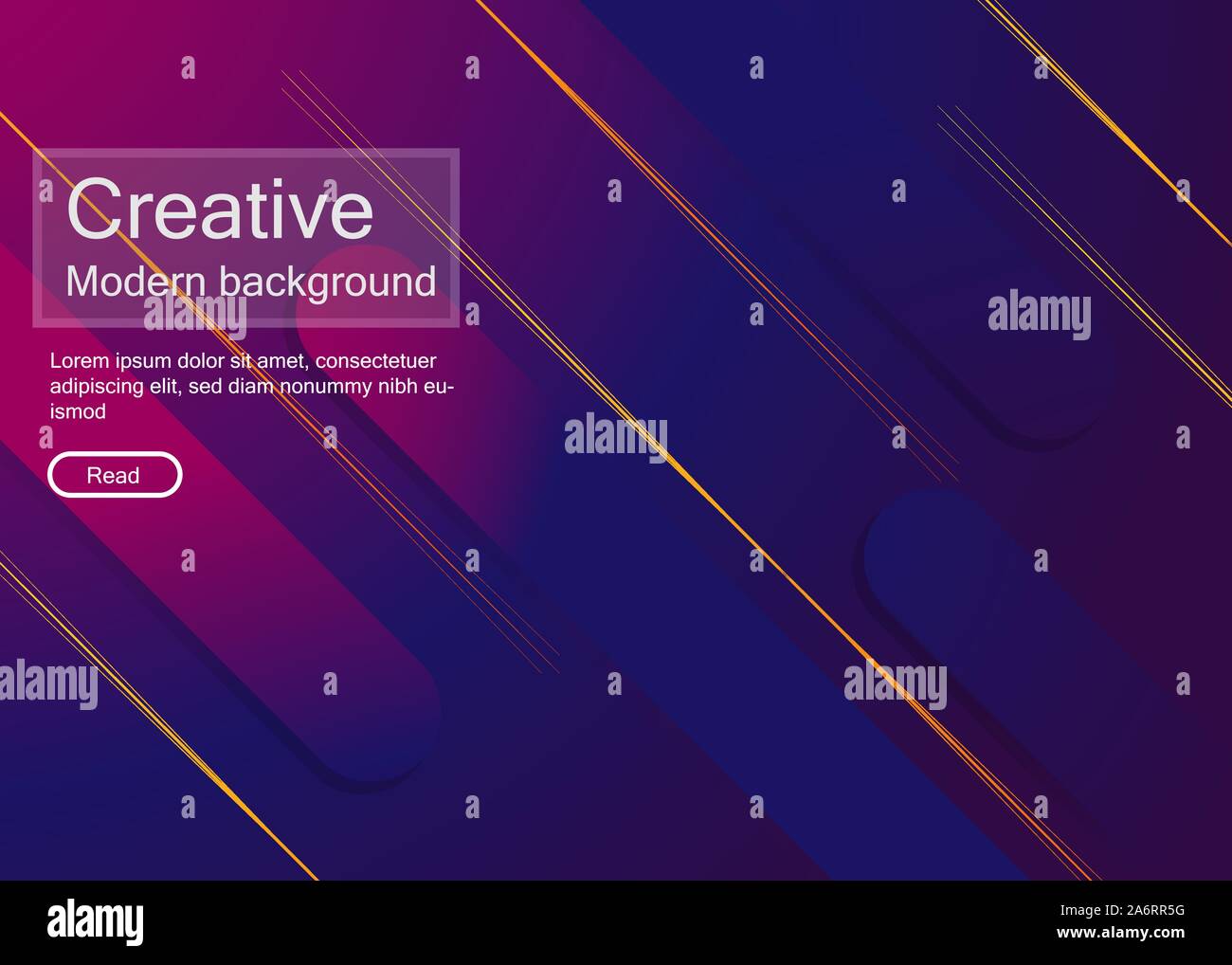 Minimal geometric abstract background vector wallpaper. Colorful flyer shape concept element dynamic gradient. Magazine digital banner fluid motion. L Stock Vector
