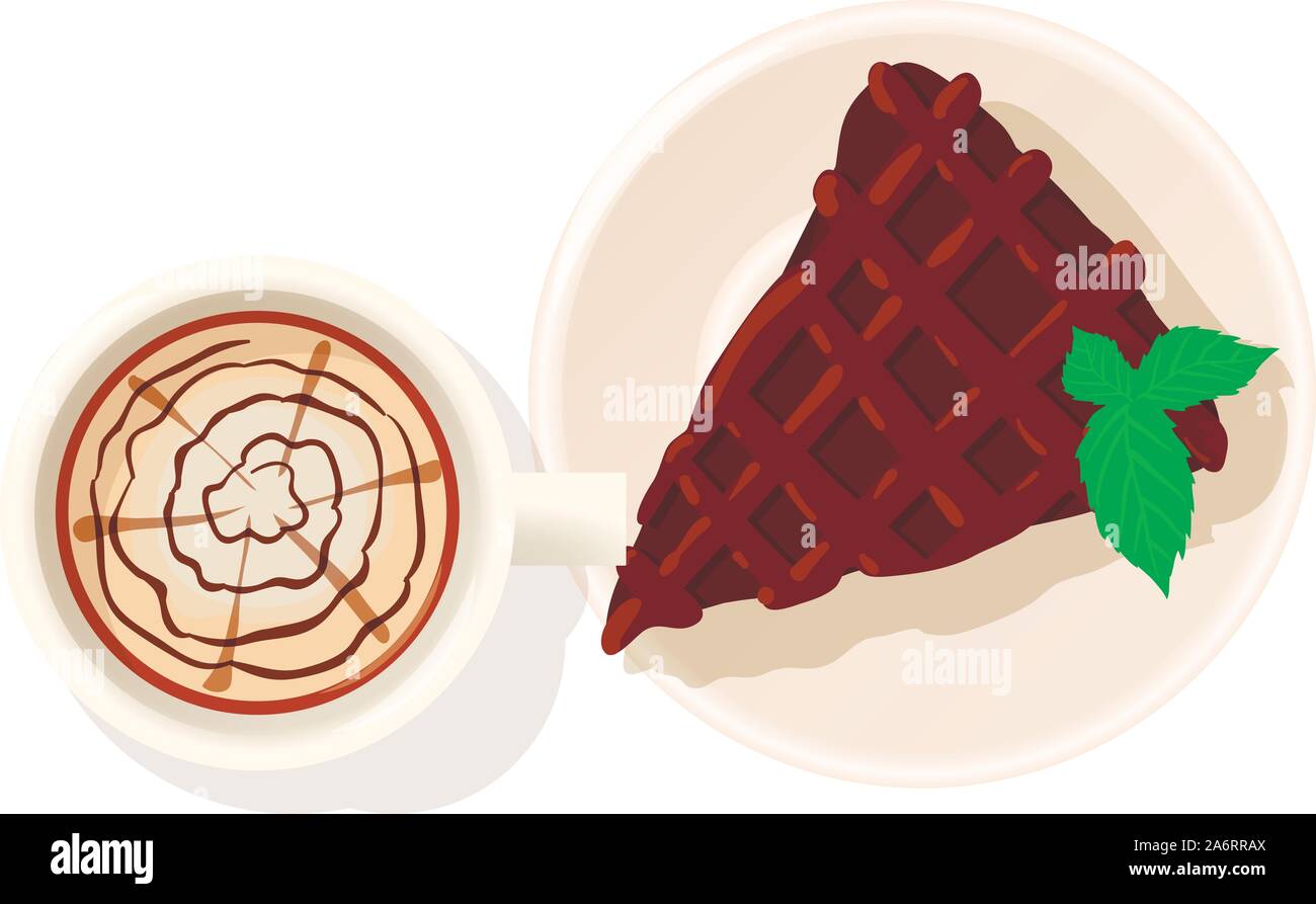 Chocolate pie icon, isometric style Stock Vector