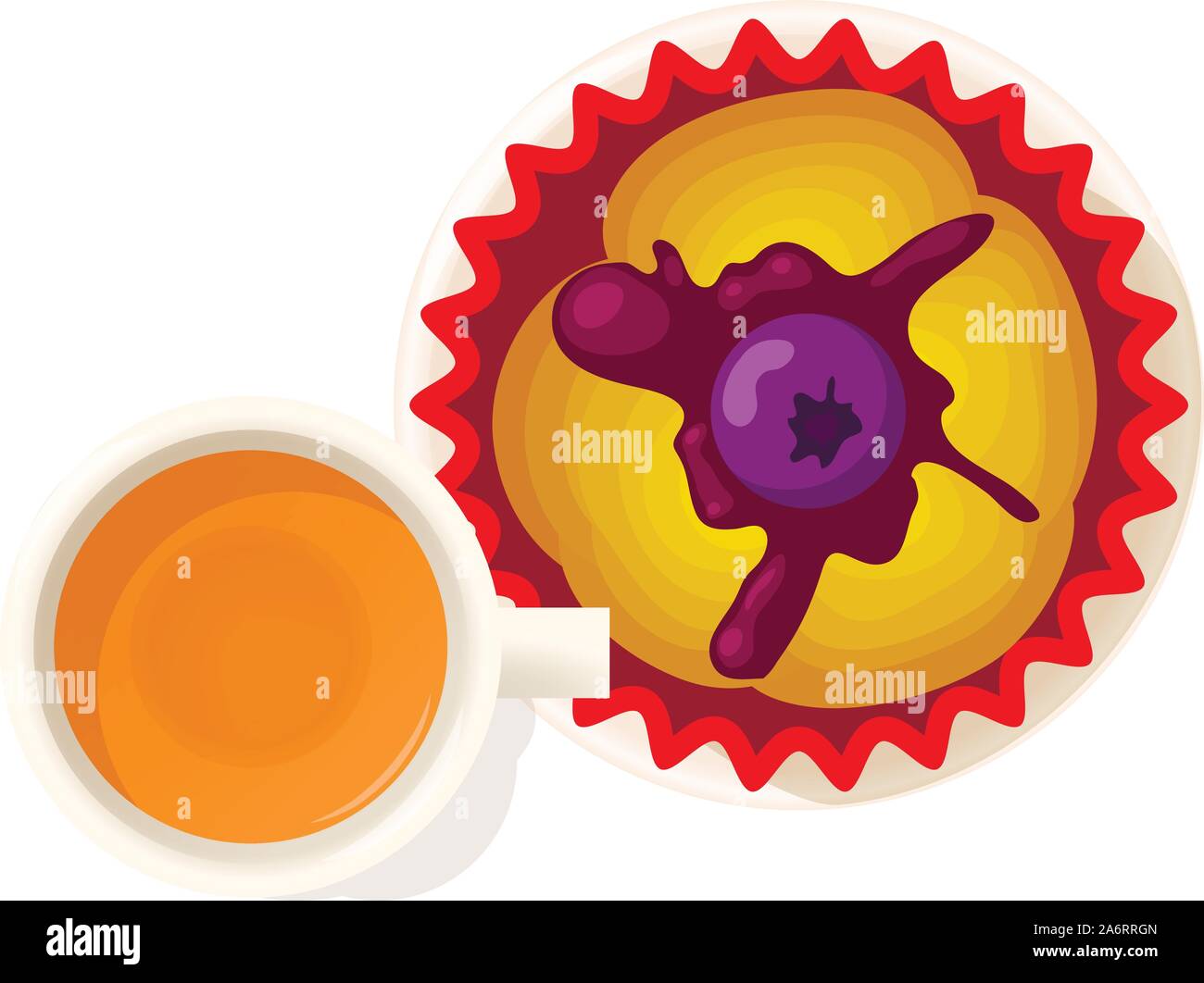 Pudding icon, isometric style Stock Vector