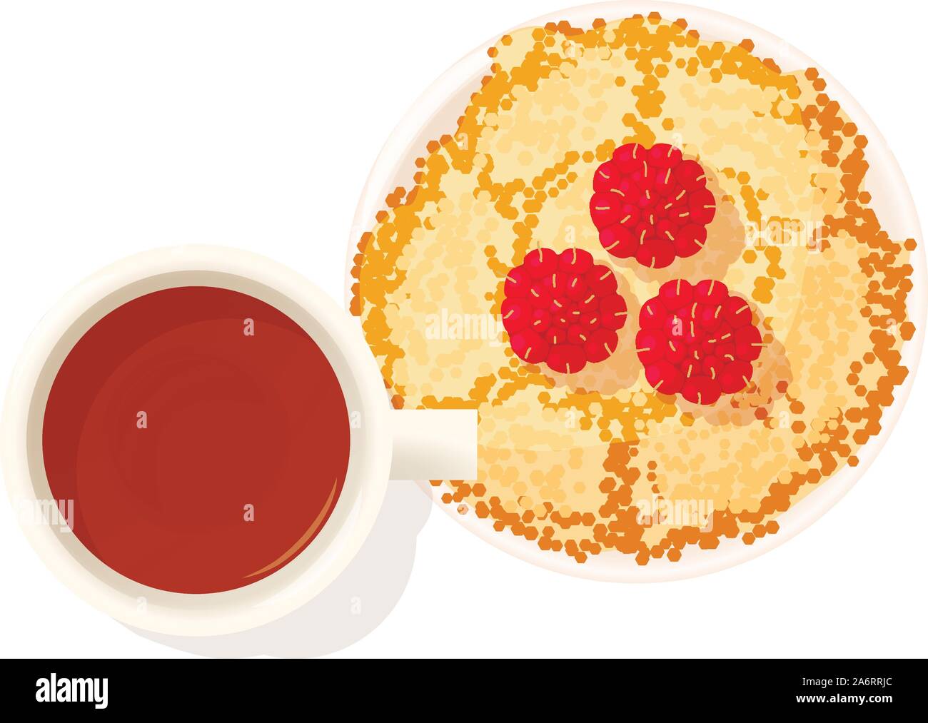 Pancake dessert icon, isometric style Stock Vector