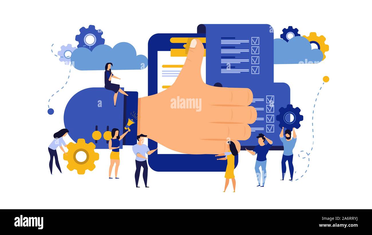 Business relationship vector appreciation document cooperation illustration. Success meeting respect teamwork. Man hand person agreement partner conce Stock Vector