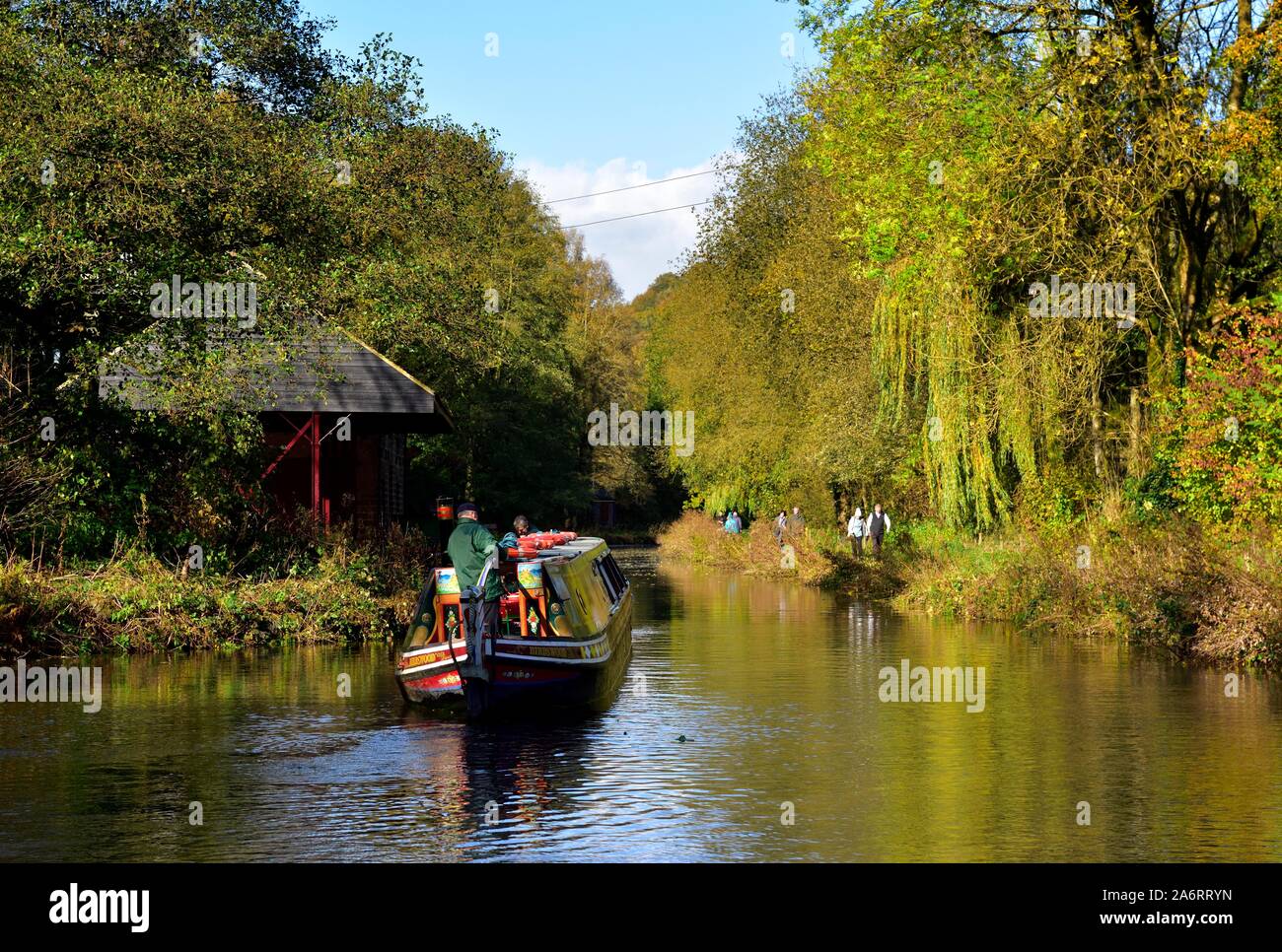 Cromford Canal,Derbyshire,England,UK Stock Photo