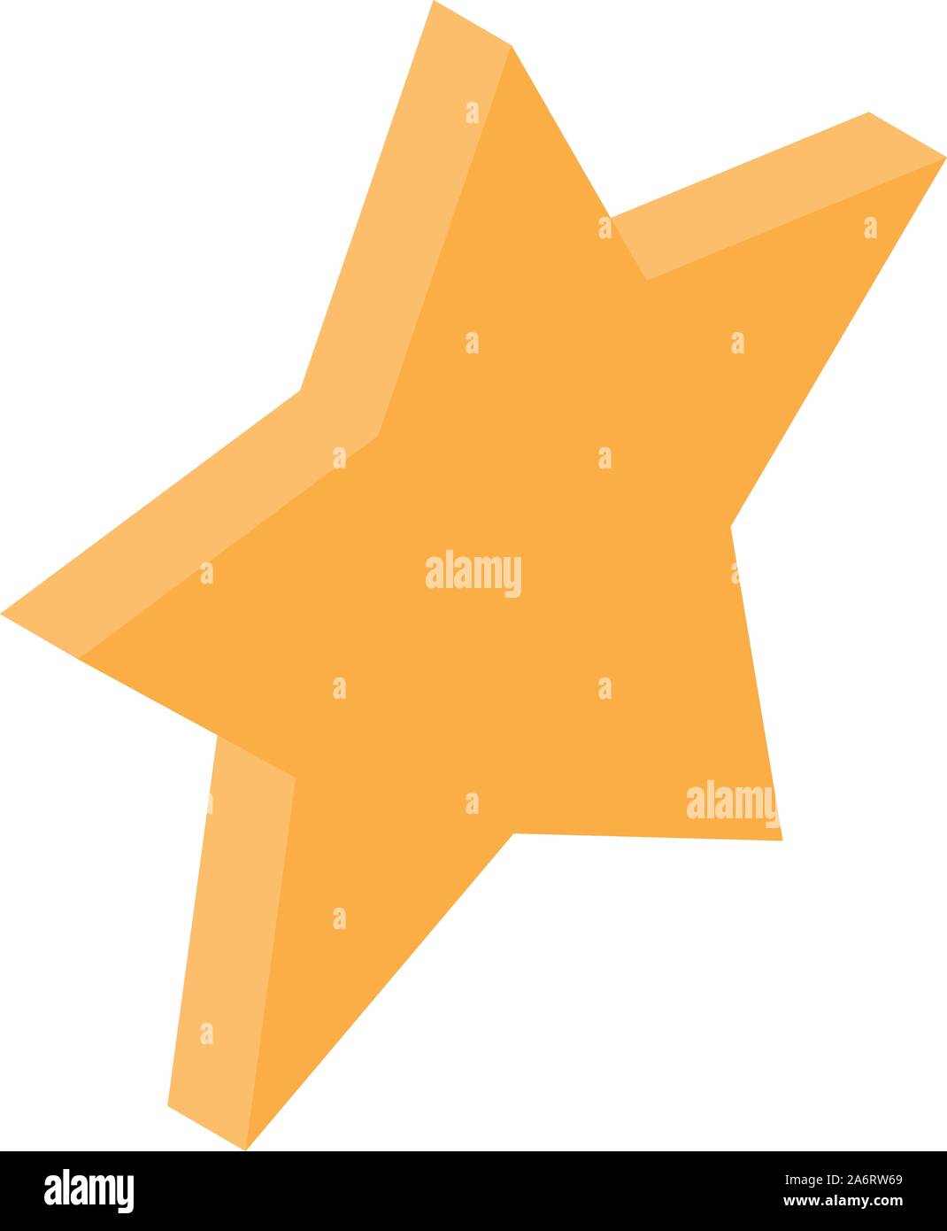 Gold star icon, isometric style Stock Vector Image & Art - Alamy