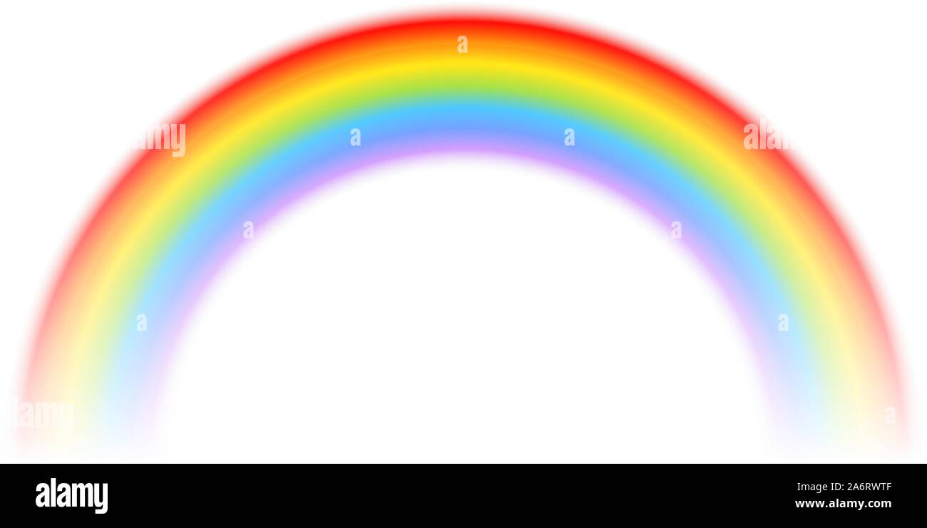Vector rainbow isolated on a white background Stock Vector Image & Art ...