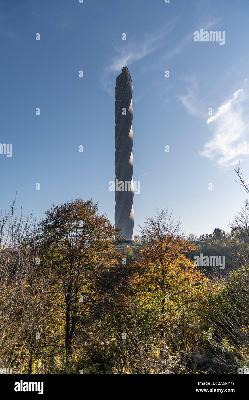 Rottweil Test Tower from Thyssen Krupp company. Stock Photo