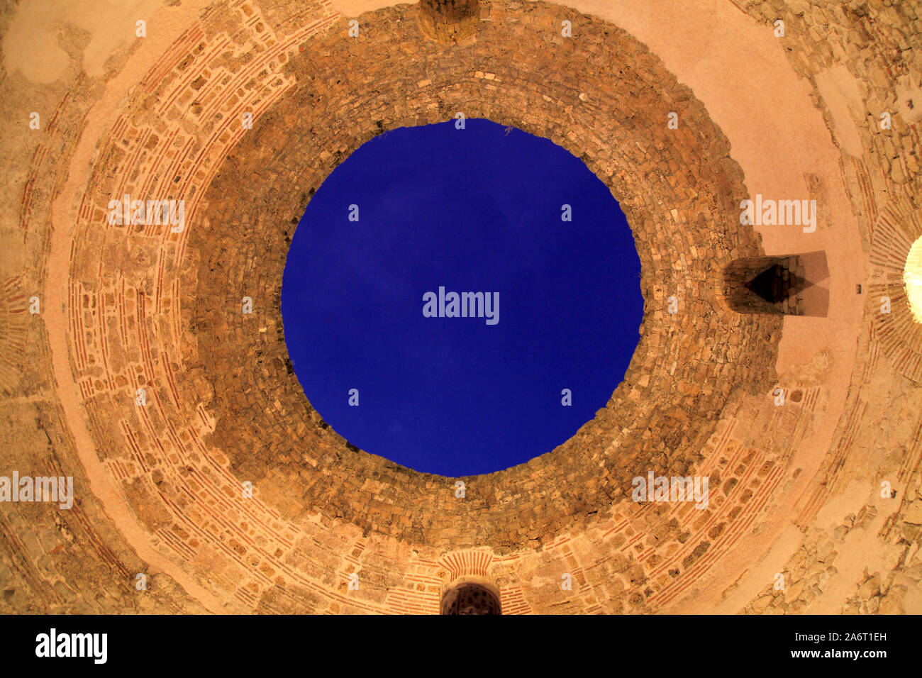 Croatia, Split, Diocletian's Palace, Vestibule, Stock Photo