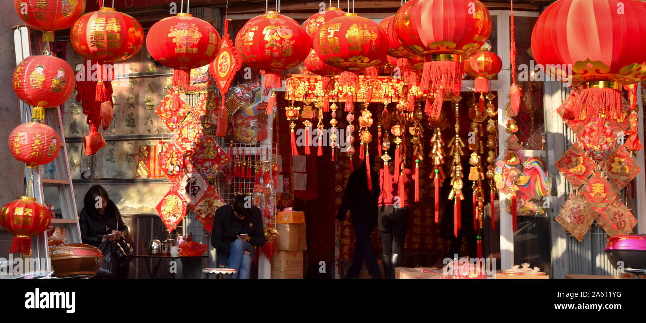 chinese new year market day