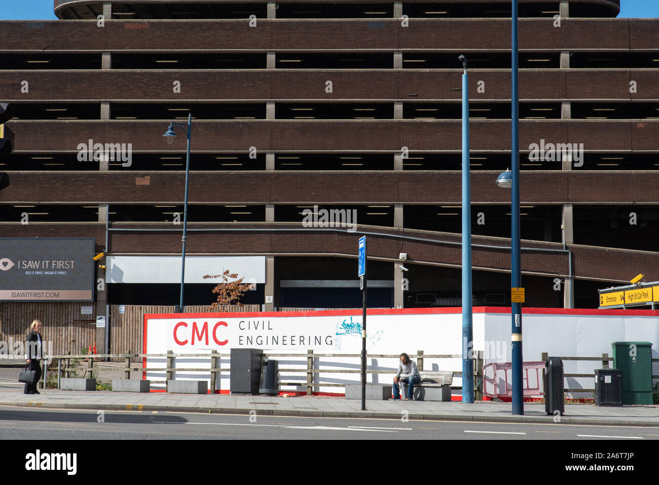 Parking lot, Birmingham, Great Britain Stock Photo Alamy