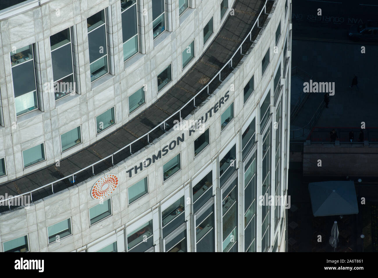 Thomson Reuters headquarters, Canary Wharf, London. Stock Photo