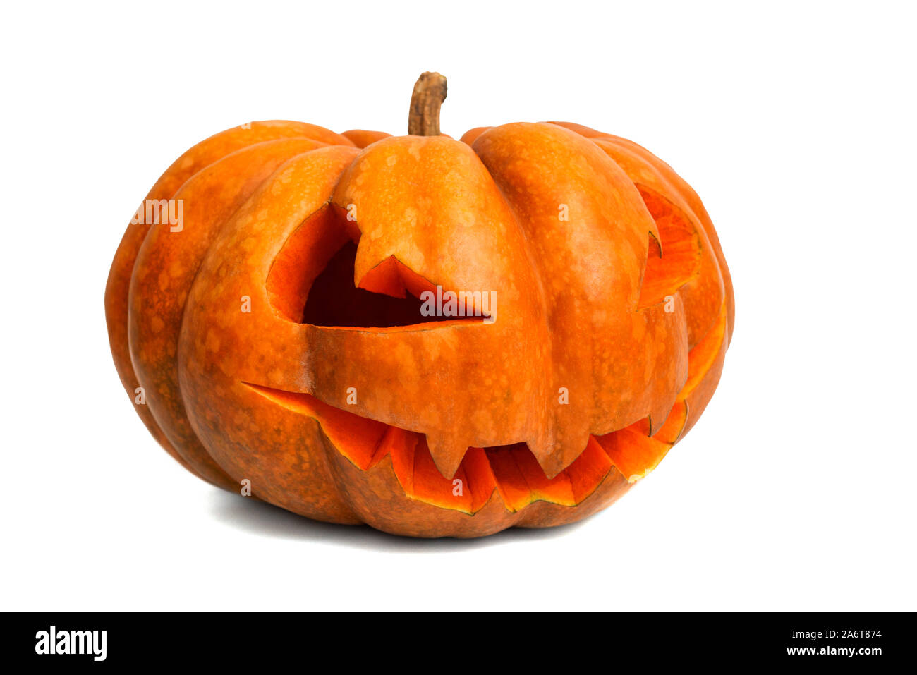 Halloween pumpkin. Halloween pumpkin head jack lantern isolated on ...