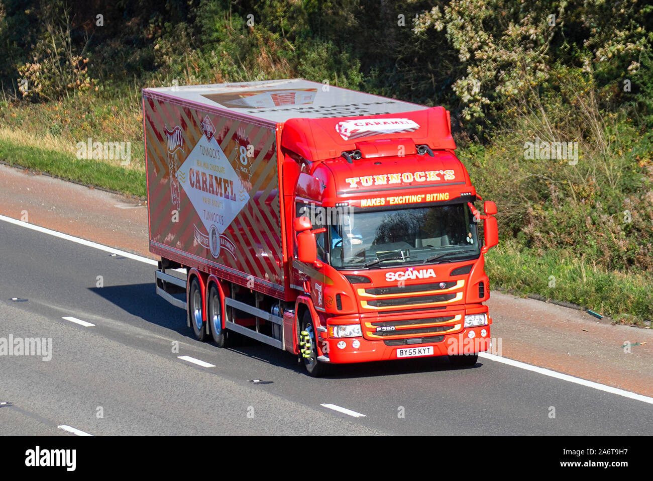 Tunnocks milk chocolate wafer biscuits hires stock photography and