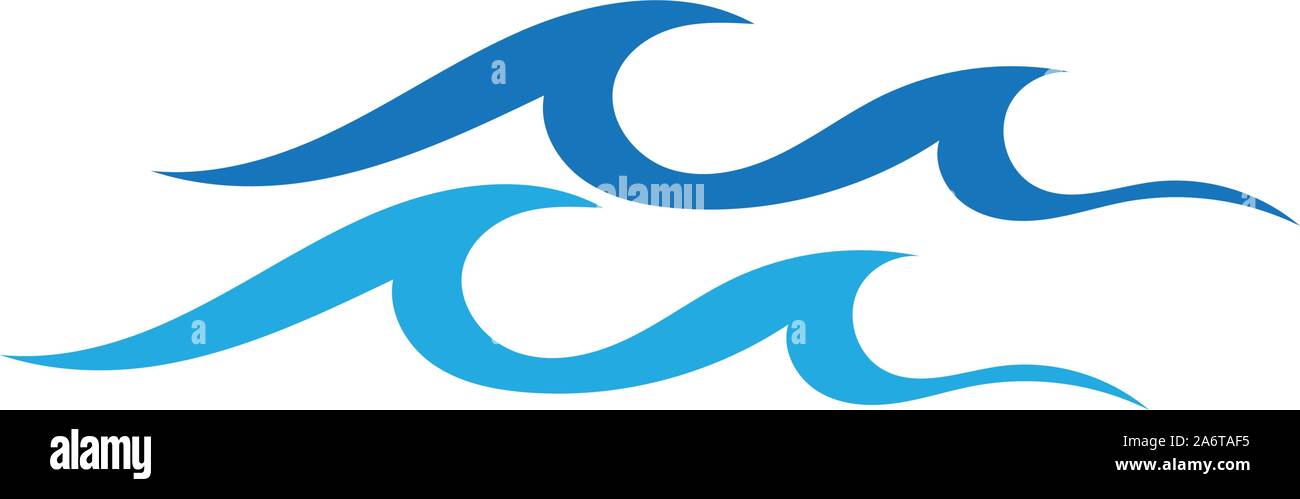 Water wave icon vector illustration design logo Stock Vector Image ...