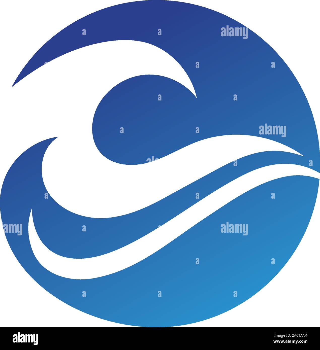 Water wave logo vector illustration design Stock Vector Image & Art - Alamy