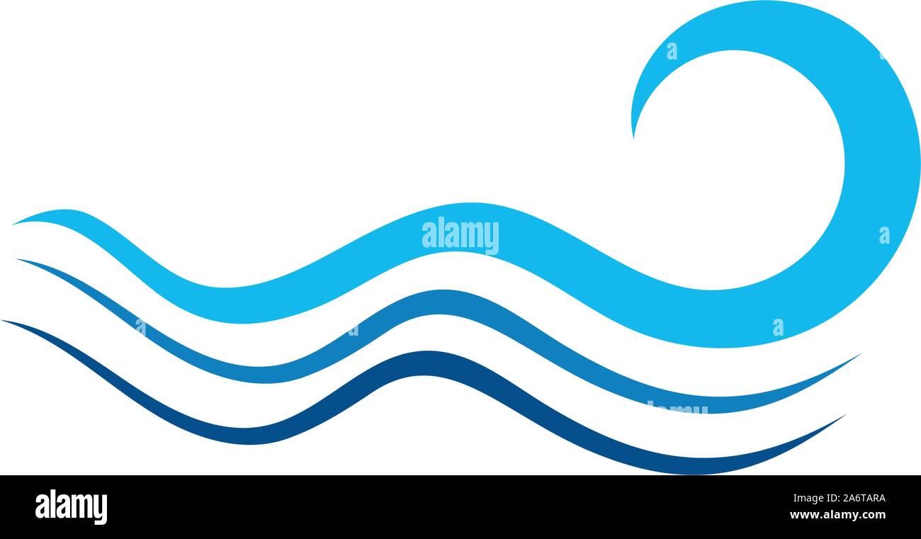 Water wave icon vector illustration design logo Stock Vector Image ...